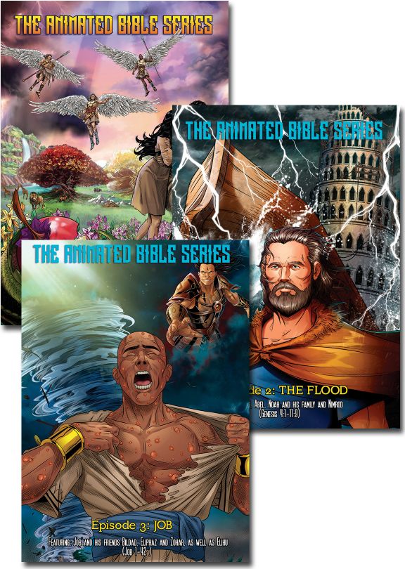 The Animated Bible Series - Set of 3 DVD | Vision Video | Christian Videos,  Movies, and DVDs